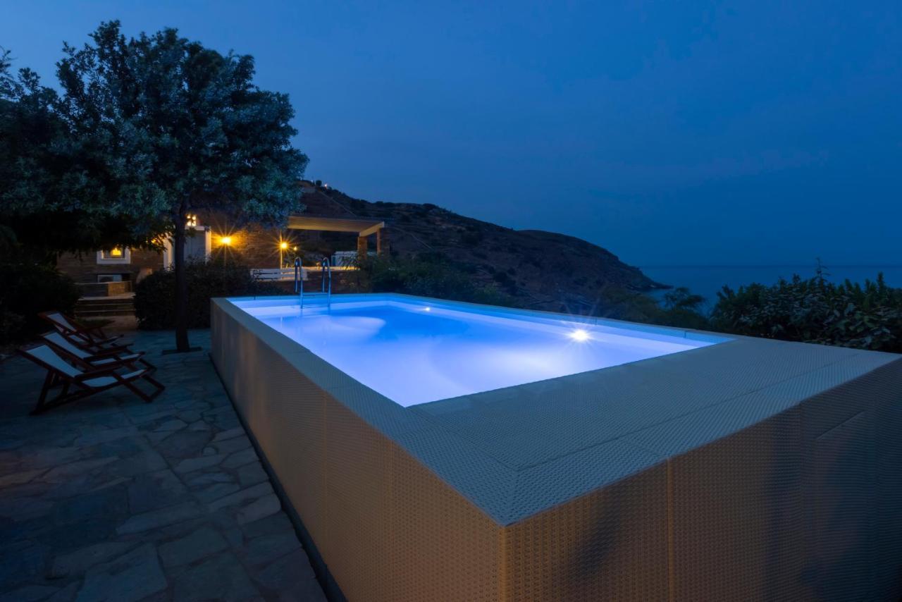 Luxury Villa By The Beach Steniaí Extérieur photo
