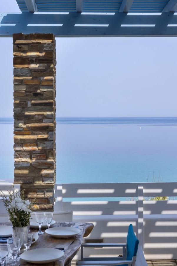 Luxury Villa By The Beach Steniaí Extérieur photo