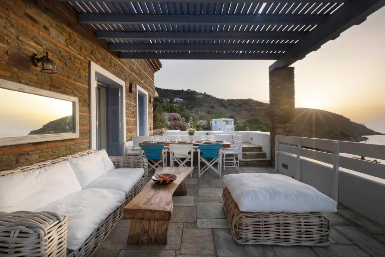 Luxury Villa By The Beach Steniaí Extérieur photo