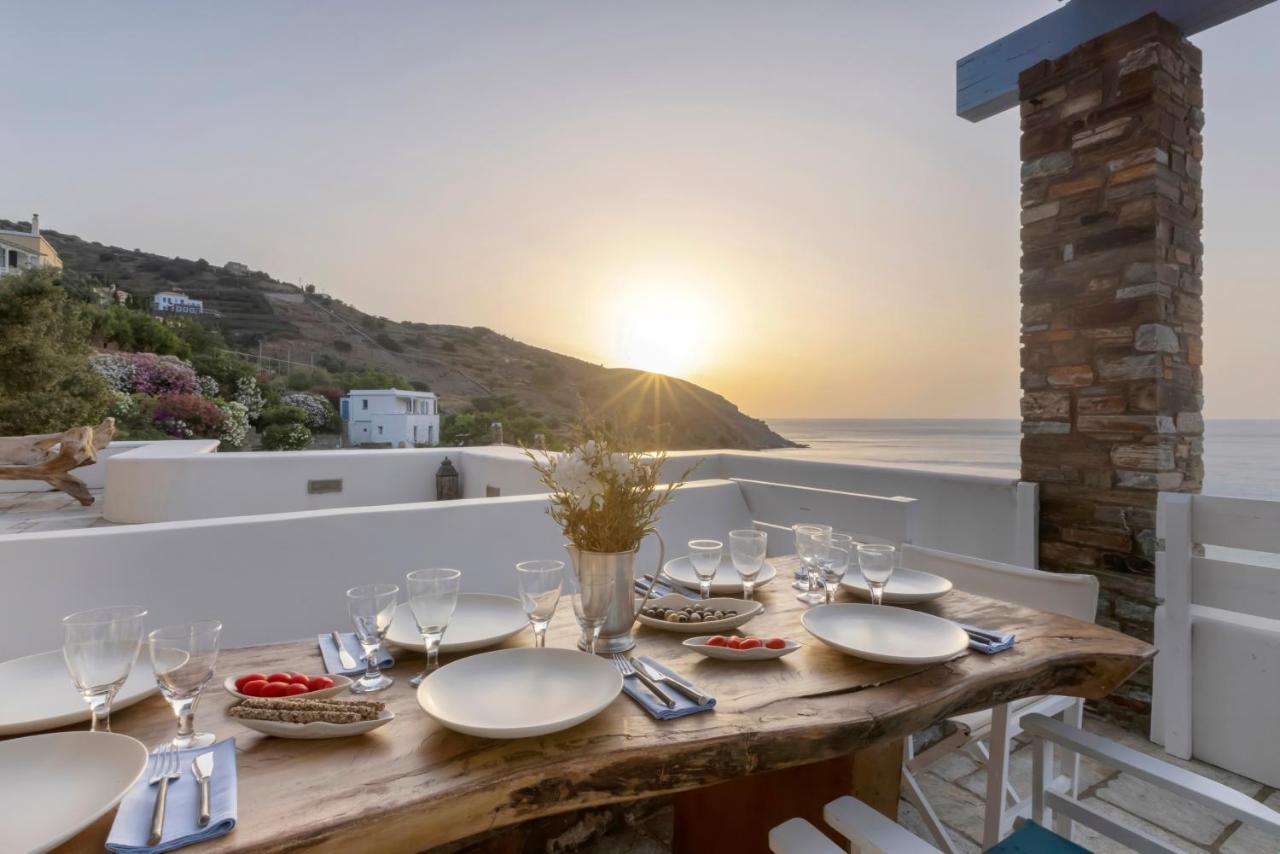 Luxury Villa By The Beach Steniaí Extérieur photo