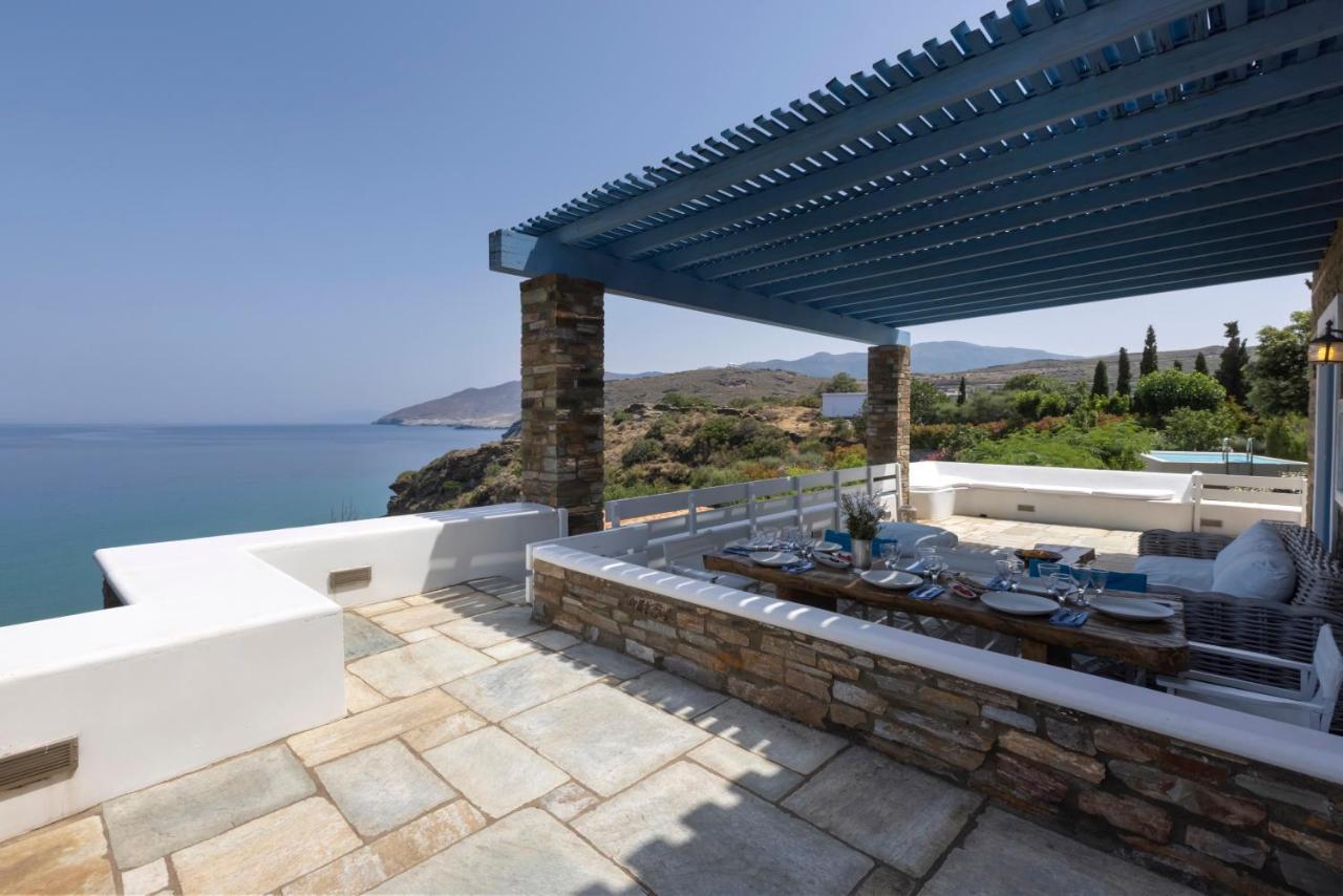 Luxury Villa By The Beach Steniaí Extérieur photo