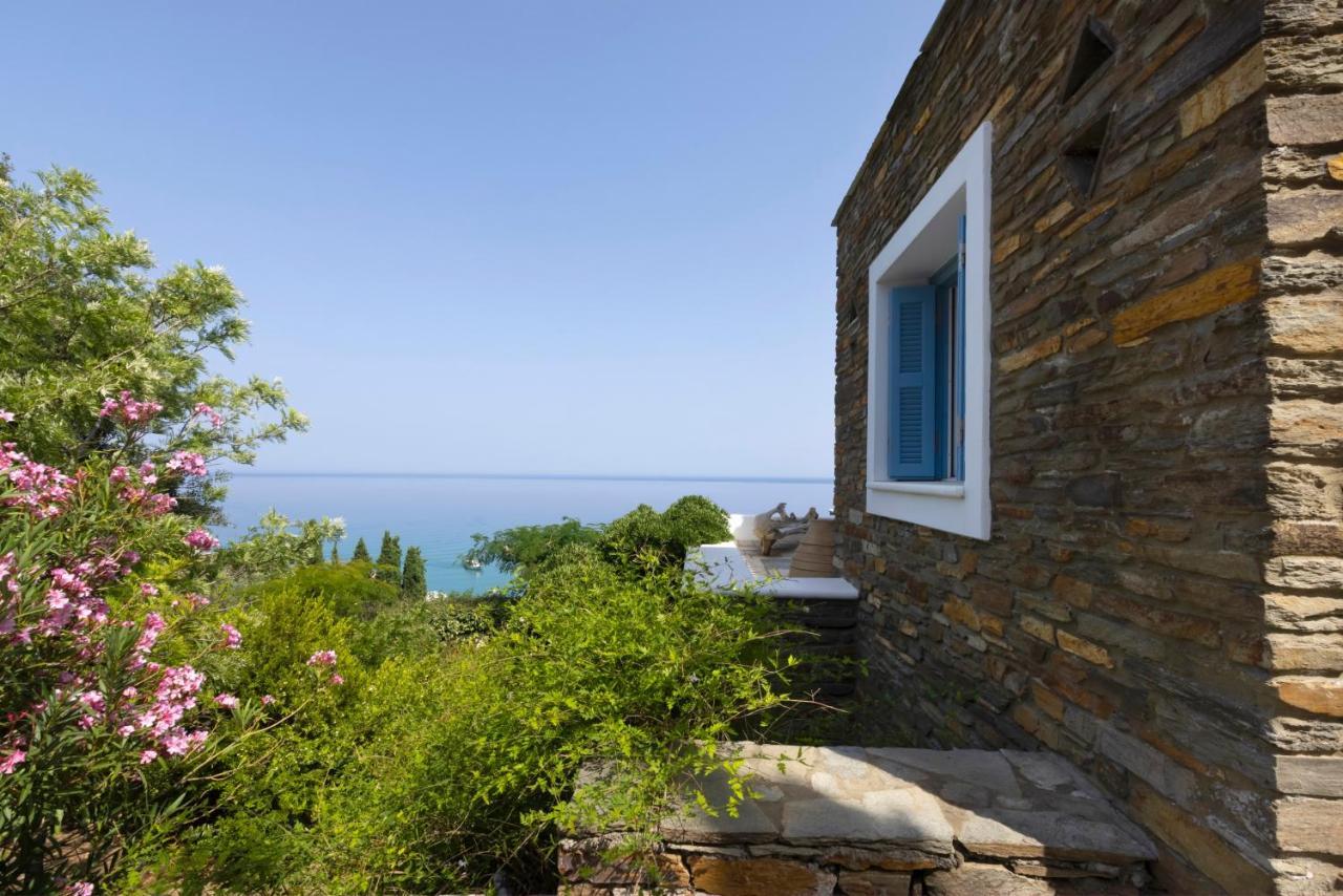 Luxury Villa By The Beach Steniaí Extérieur photo