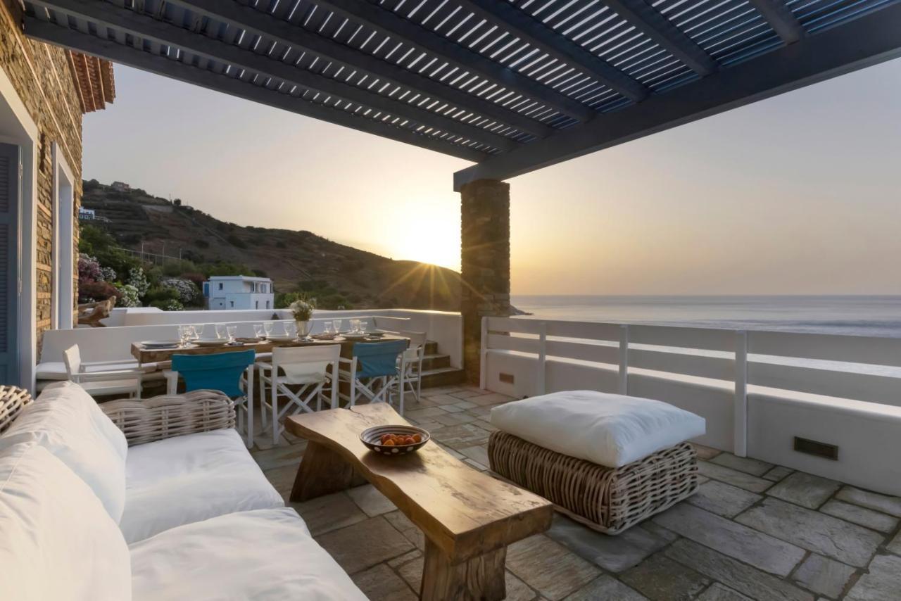 Luxury Villa By The Beach Steniaí Extérieur photo